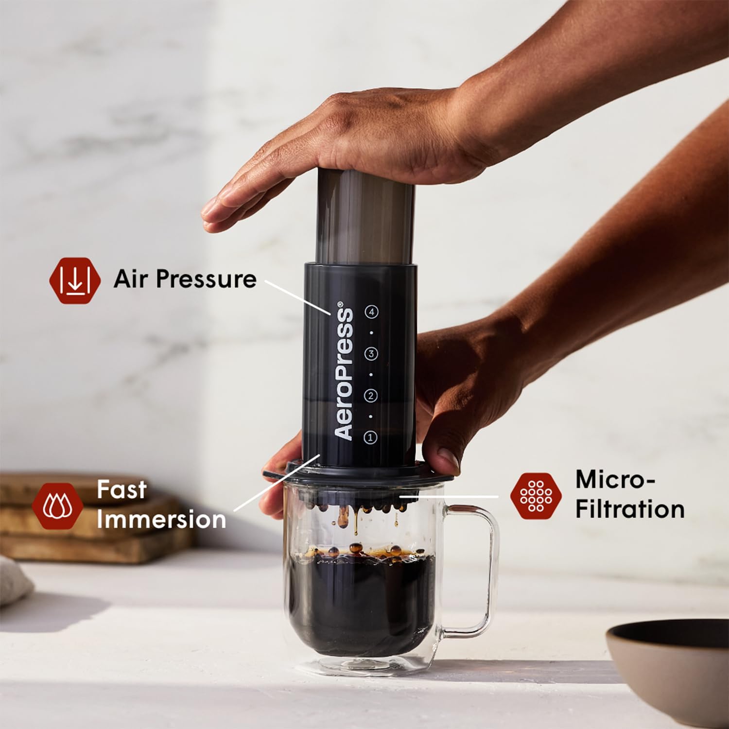 Original Coffee Press – 3 in 1
